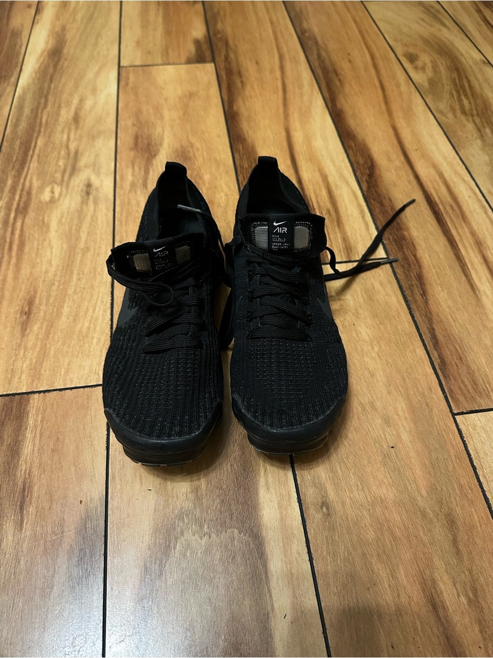 Nike  Vapor Max Flyknit Air Black  Lightweight Running Shoes